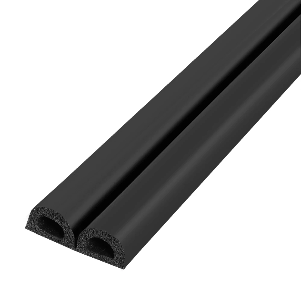 Фото Уплотнитель без клеевой основы WADH/D-9x7,5mm, BLACK черный 100 m