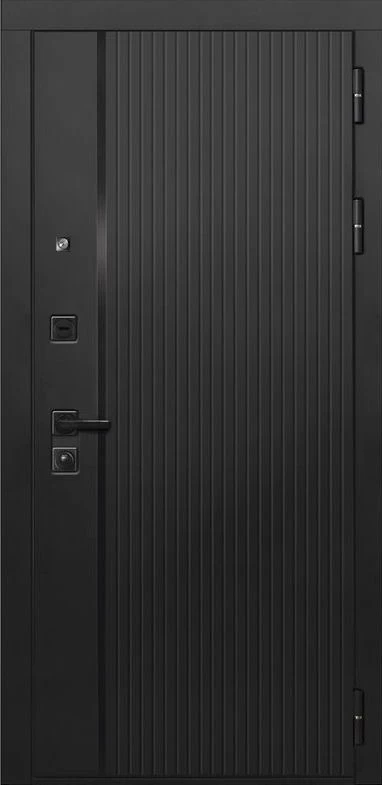 Входная дверь ДвериПРО L-45 СБ-1 (ст. белое, 16мм, венге) DPRO196904 внешняя сторона