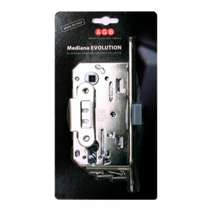 Корпус замка под цилиндр MEDIANA EVOLUTION B01103.50.06.567 с отв. планкой B01000.13 (никель)