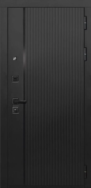 Входная дверь ДвериПРО L-45 СБ-3 листв. бел. (21 беленый дуб) DPRO198368 внешняя сторона