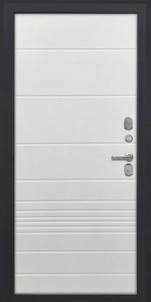 Входная дверь ДвериПРО L-3b ФЛ-700 (10мм, ясень белый) DPRO201072 внутренняя сторона