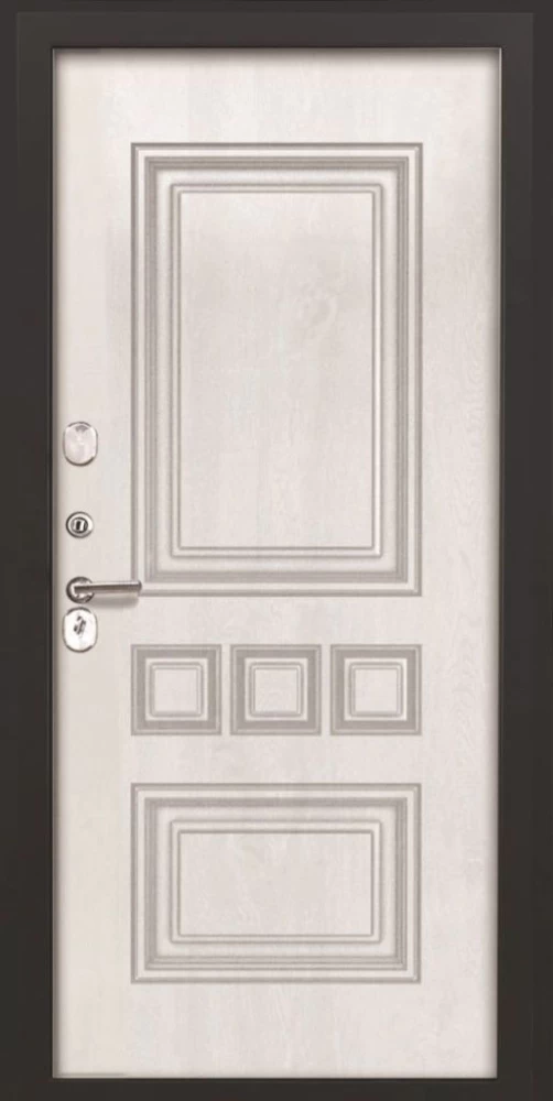 Входная дверь ДвериПРО L-43 фл-608 винорит white DPRO192156 внутренняя сторона