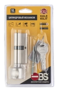 Цилиндровый механизм с вертушкой 164 OBS SCE/90 (40+10+40) mm никель 5 кл. new